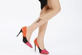 纹身丝袜图片,时尚与个性的完美融合